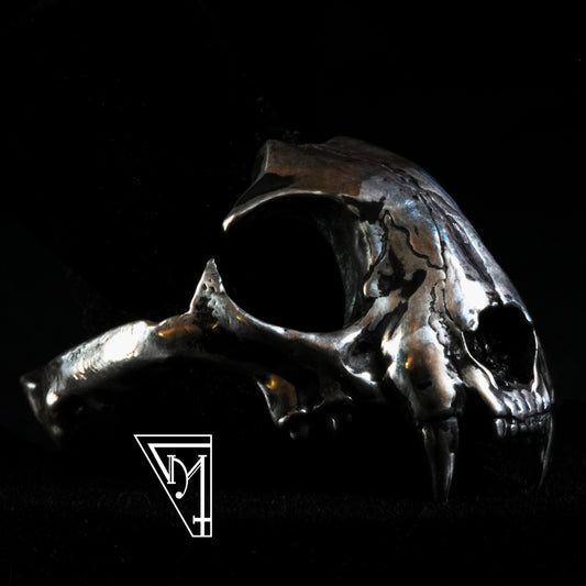 Cat Skull Ring